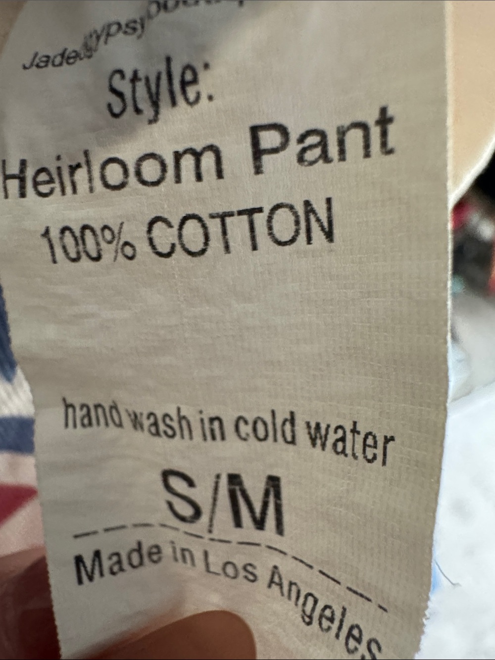 Jaded Gypsy Flour Sack pant - Picture 5 of 5